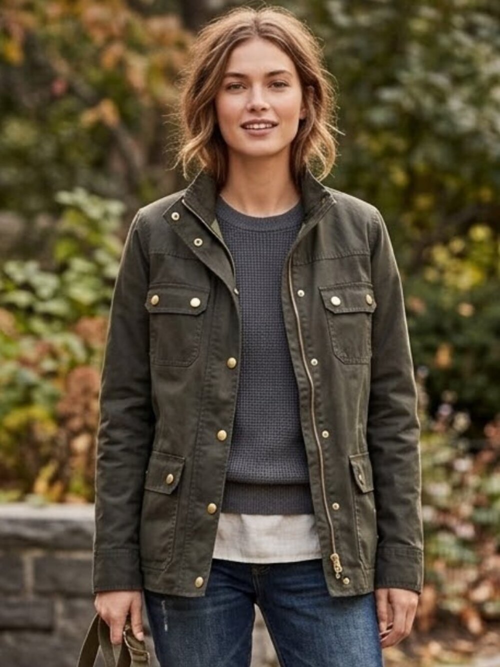 J. Crew Olive Green Utility Jacket